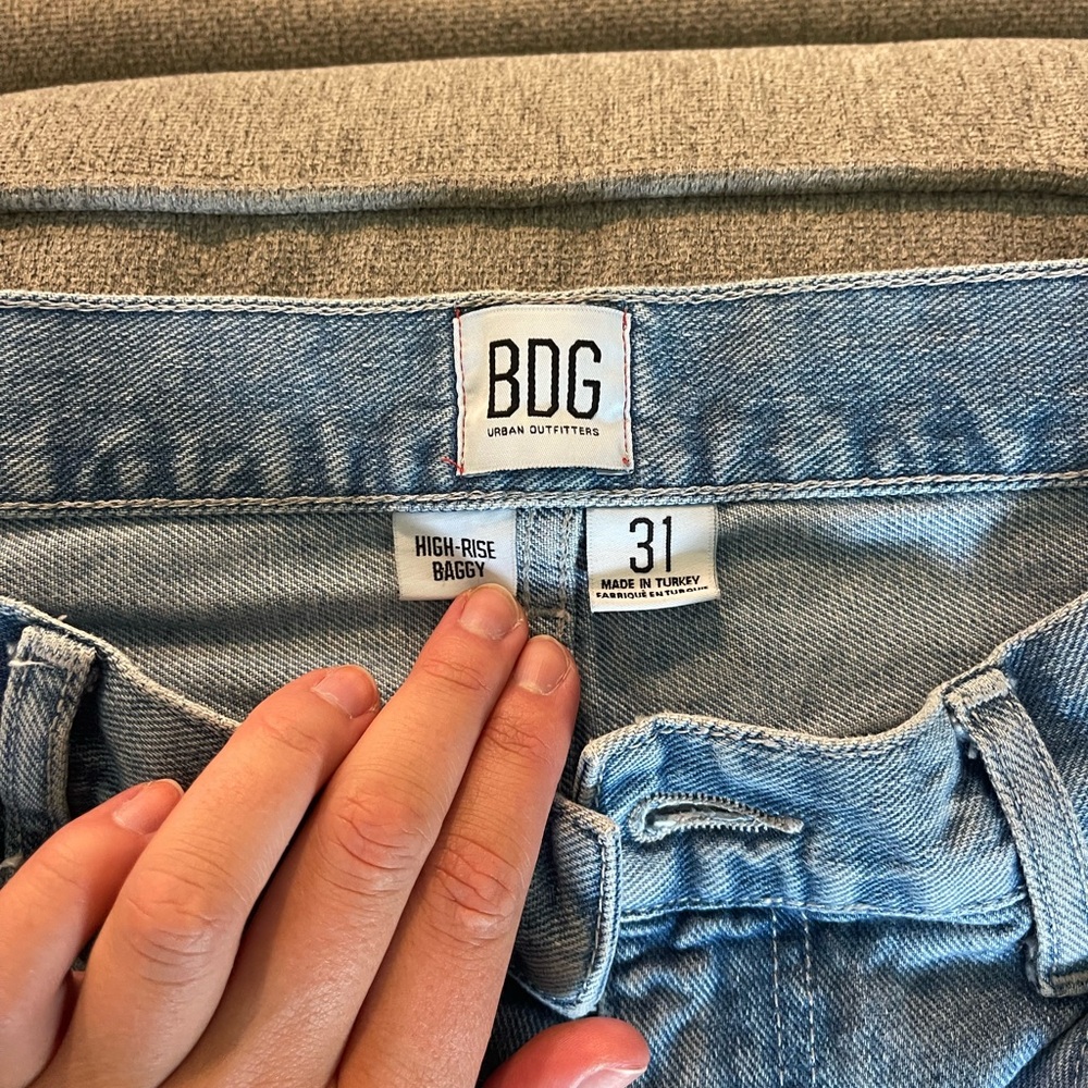 BDG Light Blue High-Rise Jeans